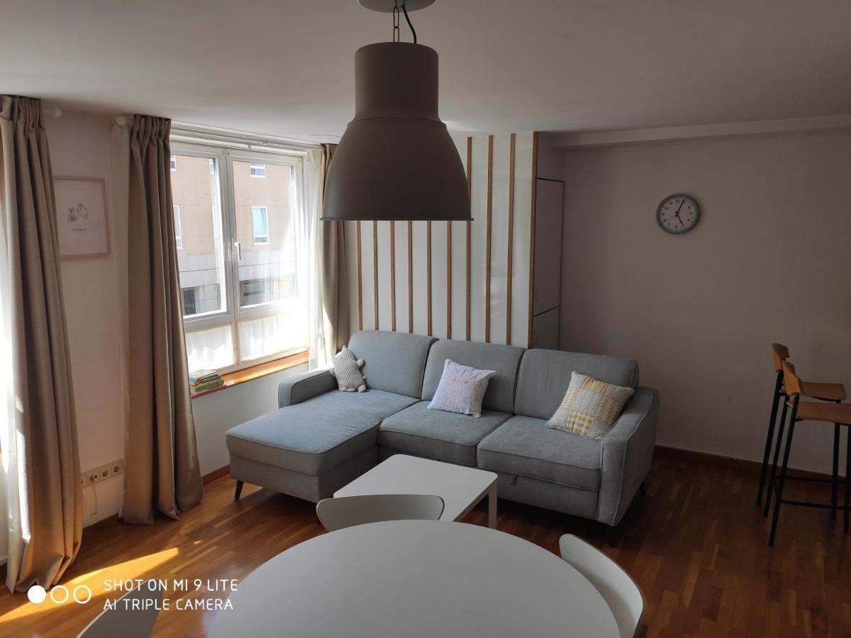 Luminoso Y Acogedor Apartamento En La Playa Олейрос Екстериор снимка