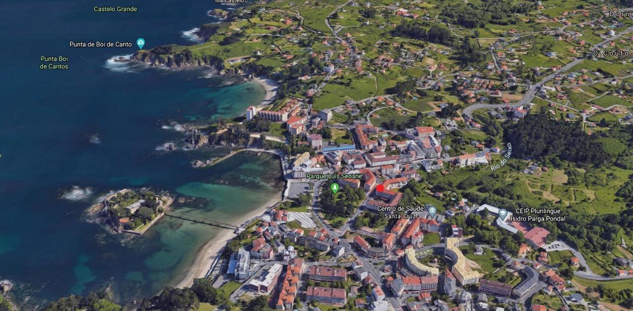 Luminoso Y Acogedor Apartamento En La Playa Олейрос Екстериор снимка